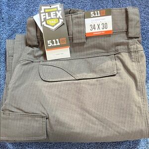 5.11 Tactical Flex-Tac Straight Fit Pants in Green 34x30
